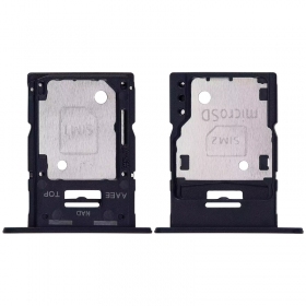 Samsung Galaxy A15 4G SIM card holder (black) (original)