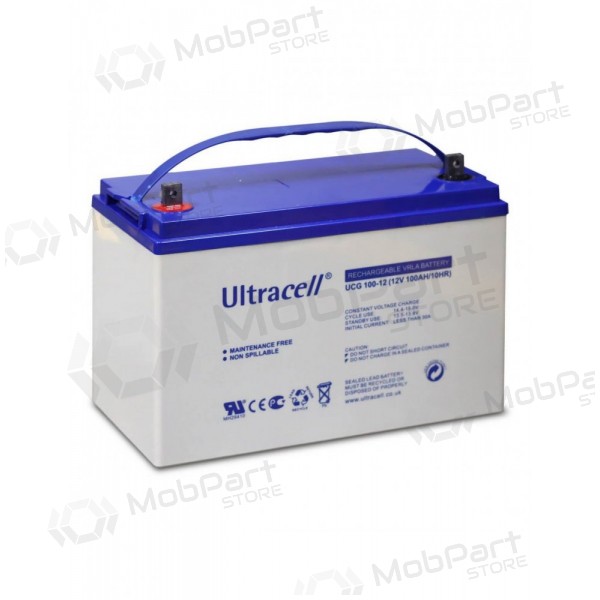 Ultracell UCG100-12 Battery (100Ah, 12V, gel, deep cycle)