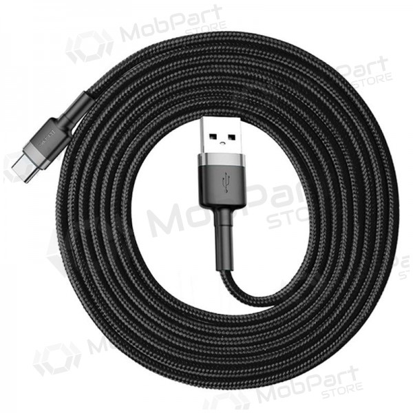 Cable Baseus Cafule PD Type-C - Type-C 3.0A 60W (grey-black) 1.0m CATKLF-GG1