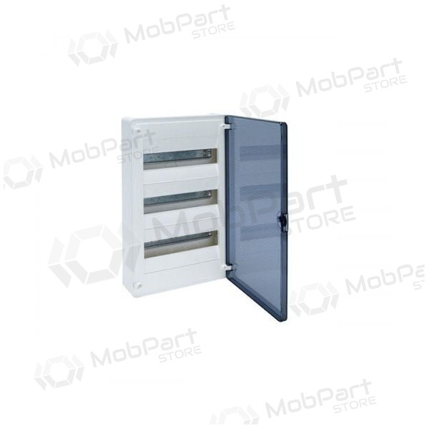 GOLF2 plastic surface panel VS312TD 3x12 mod. Hager (transparent door, IP40)