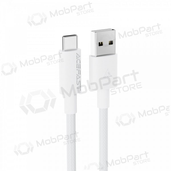USB cable Acefast C18-04 USB-A to USB-C 1.2m white