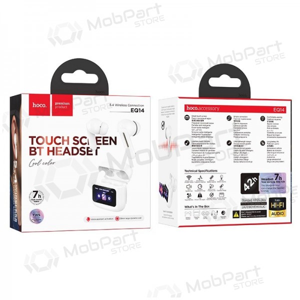 Wireless headphones Hoco EQ14 baltos