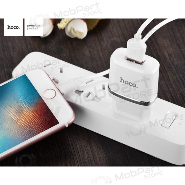 Charger HOCO C11 Smart USB + lightning (5V 1A) (white)
