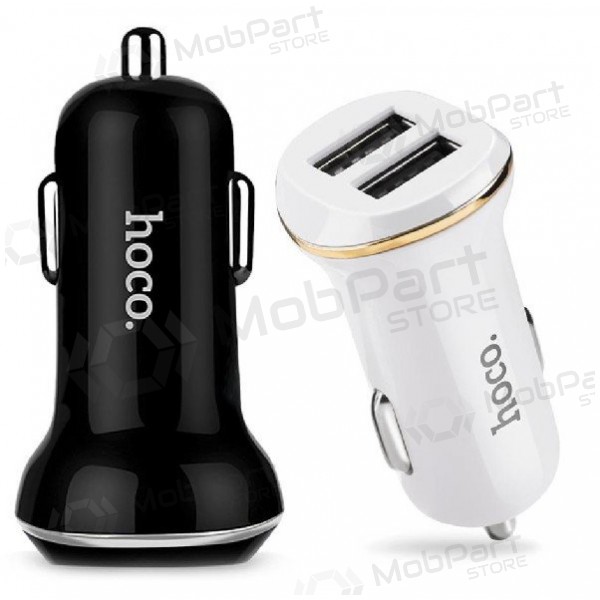 Car charger HOCO Z1 Dual USB (5V 2.1A) (white)