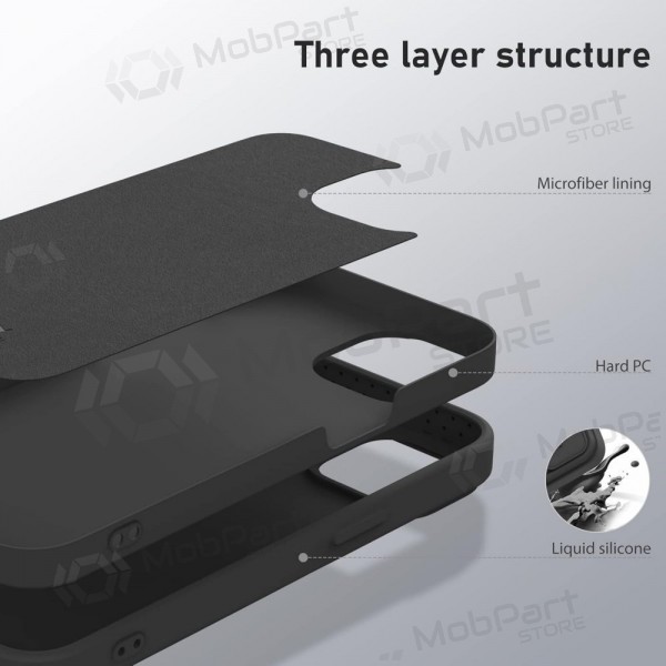 Apple iPhone 14 Plus case „Nillkin Silicone“ (black) Apple iPhone 14 Plus case „Nillkin Silicone“ (black)