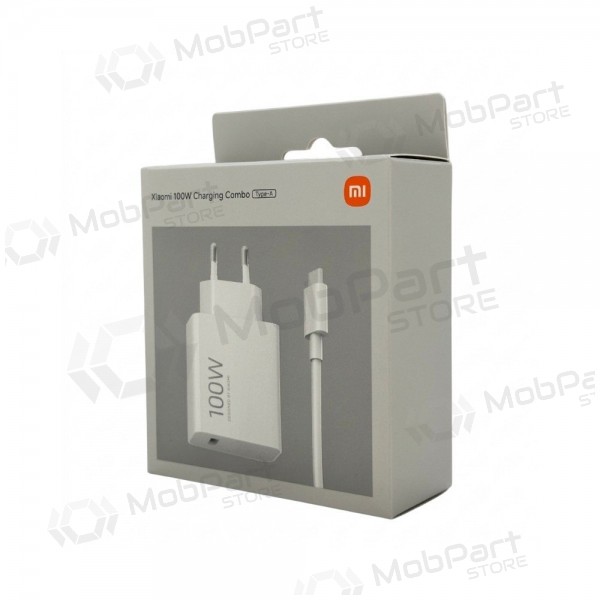 Phone charger Xiaomi Charging Combo BHR095VEU 100 W USB-A with USB-C cable white