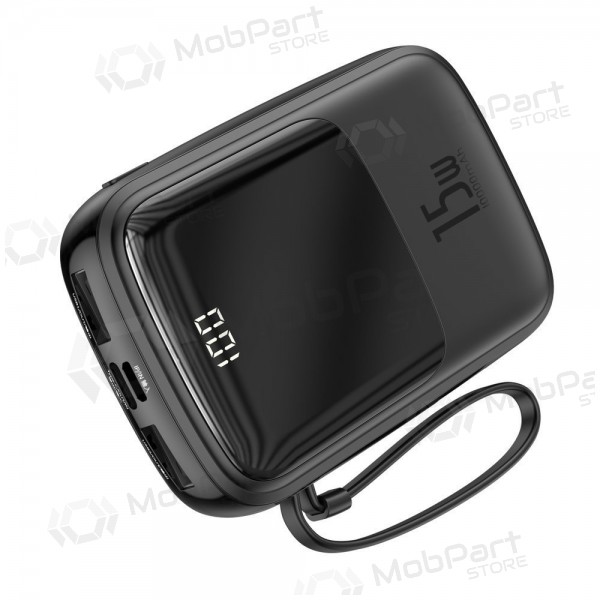 Portable charger / power bank Power Bank Baseus Q Pow With Type-C Cable 10000mAh black PPQD-A01