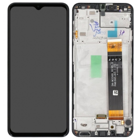 Samsung Galaxy A23 4G screen (black) (with frame) (original)