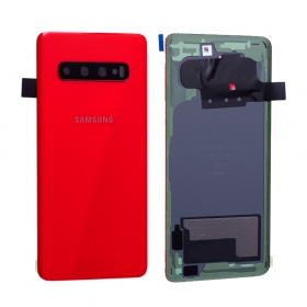 Samsung G973 Galaxy S10 back / rear cover red (Cardinal Red) (used grade B, original)