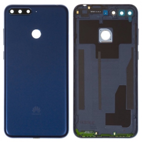 Huawei Y6 Prime 2018 back / rear cover (blue) (used grade C, original)