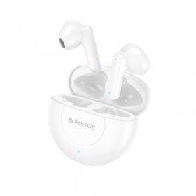 Wireless headset / handsfree Borofone BE54 Rejoice TWS (white)