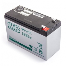 Battery (AGM) SSB SBL (7.2Ah, 12V, F2, VRLA)