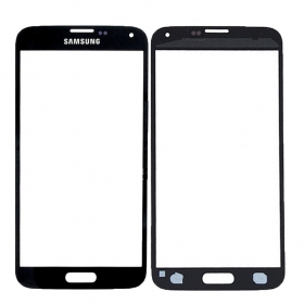 Samsung G900F Galaxy S5 Screen glass (black) (for screen refurbishing)