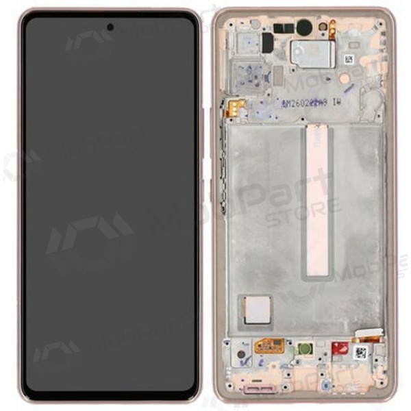 Samsung Galaxy A53 5G screen (Awesome Peach) (with frame) (original) Samsung Galaxy A53 5G screen (Awesome Peach) (with frame) (original)