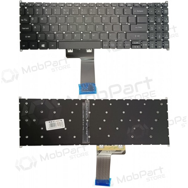 Keyboard ACER: Aspire 3 A315-23,with pašvietimu Keyboard ACER: Aspire 3 A315-23,with pašvietimu