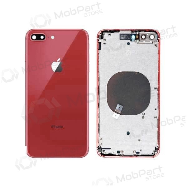 Apple iPhone 8 Plus back / rear cover (red) full Apple iPhone 8 Plus back / rear cover (red) full