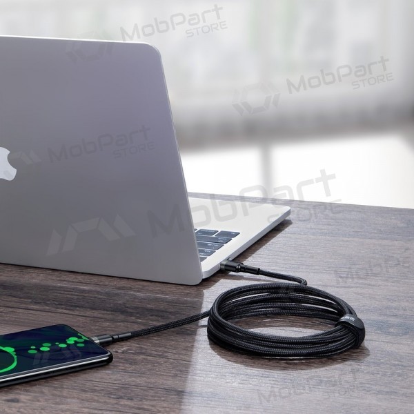 USB cable Baseus Cafule PD100W Type-C 2.0m grey-black CATKLF-ALG1