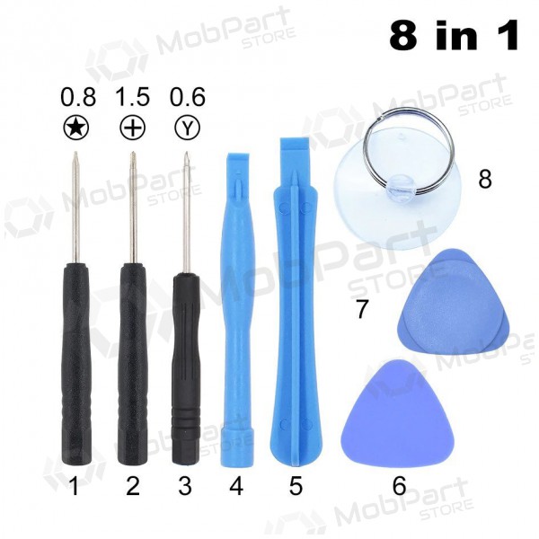 Tool set (8 in 1)