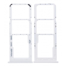 Samsung Galaxy A125 A12 / A127 A12S SIM card holder (white) (service pack) (original)