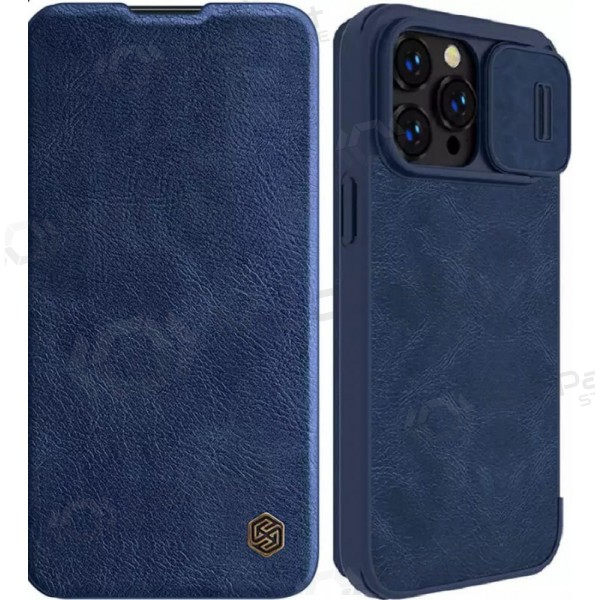 Apple iPhone 14 case - Nillkin Leather (blue)
