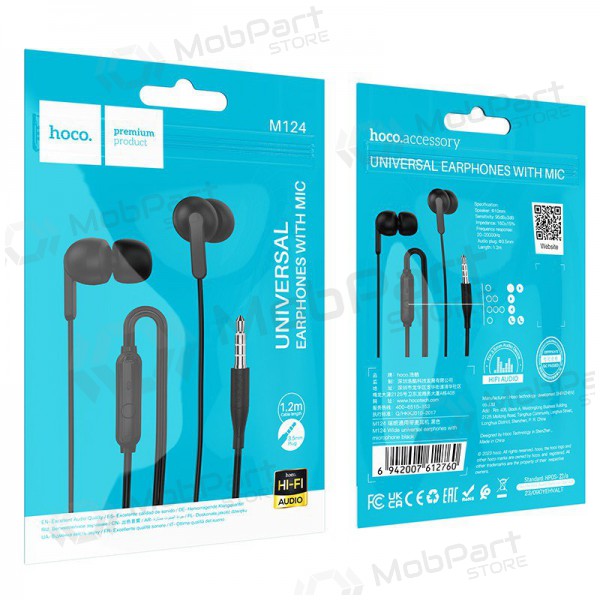 Headphones Hoco M124 3,5mm