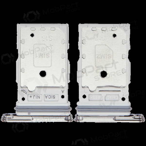 Samsung Galaxy S25, S25+ Dual SIM card holder (silver) (original)