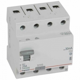 RCD RX Legrand 402062 (AC, 25A, 4P, 30mA, 400V)