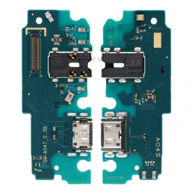 Samsung A047 Galaxy A04S (2022) charging dock port and microphone flex (service pack) (original)