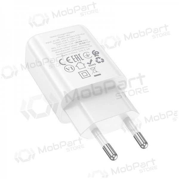Phone charger Hoco N62 30 W GaN USB-C white