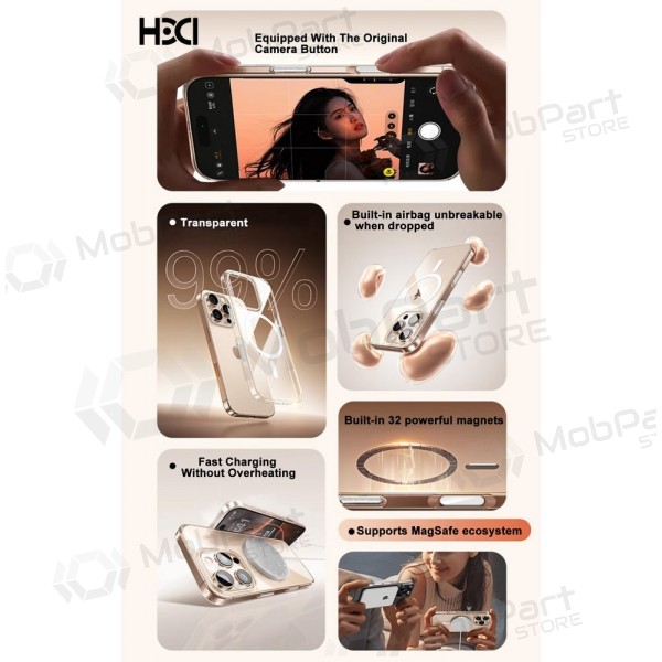 Apple iPhone 15 Pro case - HDD Clear MagSafe Case (clear)