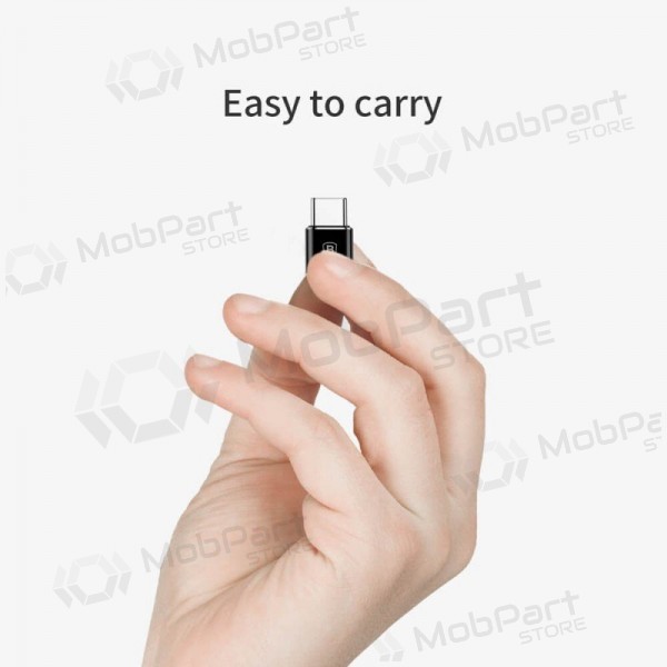 Adapter Baseus MicroUSB to Type-C OTG black CAMOTG-01