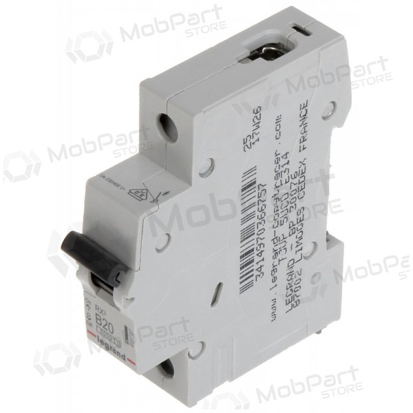 MCB RX3 Legrand 419137 (20A, 1P, 230V, 6kA)