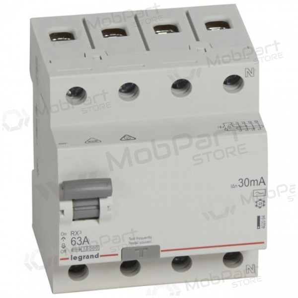 RCD RX Legrand 402064 (AC, 63A, 4P, 30mA, 400V)