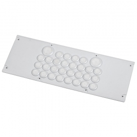 Multi-place seal Legrand 036497 (30+2 places, RAL7030, for Atlantic and Marina panels)