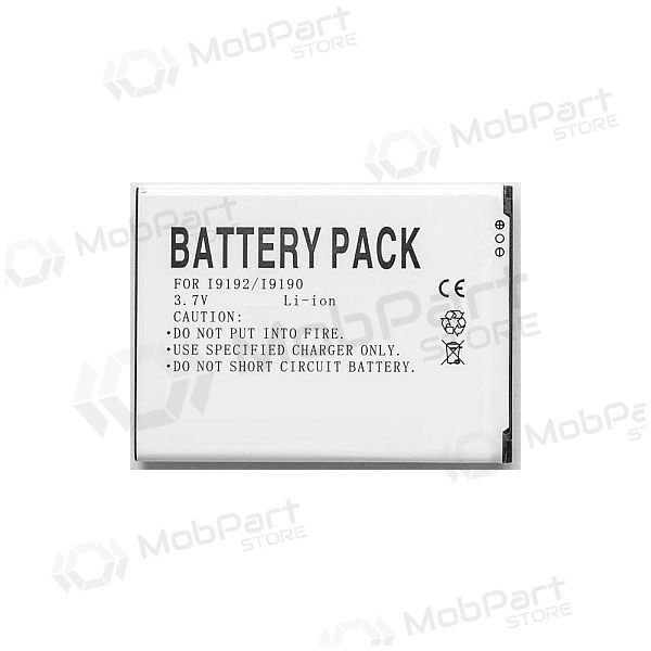 Samsung i9190 Galaxy S4 mini / i9192 S4 mini Duos / i9195 S4 mini (B500BE) battery / accumulator (1900mAh) Samsung i9190 Galaxy S4 mini / i9192 S4 mini Duos / i9195 S4 mini (B500BE) battery / accumulator (1900mAh)