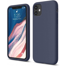 Samsung Galaxy S26 FE case - Liquid Silicone - 1.5mm dark blue