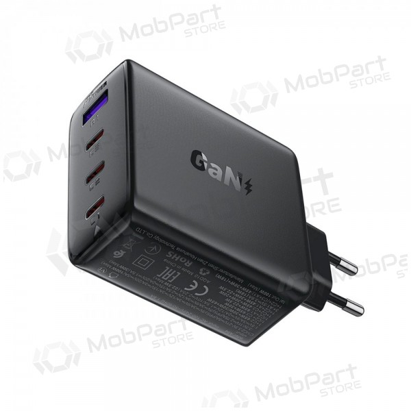 Phone charger Acefast A94 100 W GaN 3x USB-C + USB-A black
