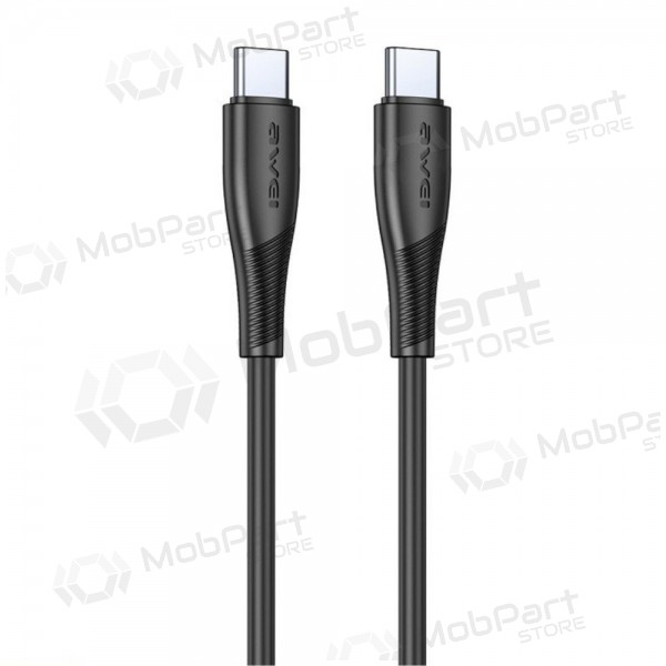 USB cable Awei CL-182C USB-C to USB-C 1.0m black