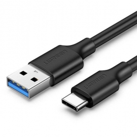 USB-C cable Ugreen US184 USB-A to USB-C 1 m USB 3.2 Gen1 3 A black