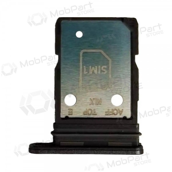 SIM card holder Samsung A366 A36 5G Awesome Black original (service pack)