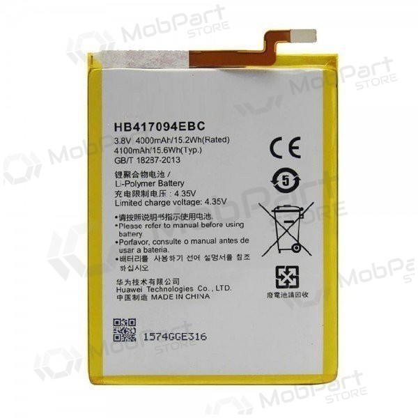 Huawei Ascend Mate 7 (HB417094EBC) battery / accumulator (4000mAh) Huawei Ascend Mate 7 (HB417094EBC) battery / accumulator (4000mAh)