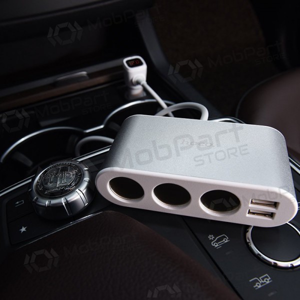 Car charger - šakotuvas Hoco Z13 2xUSB 3xconnector Car charger - šakotuvas Hoco Z13 2xUSB 3xconnector