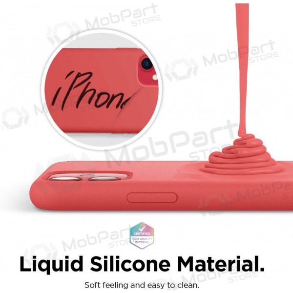 Samsung Galaxy A27 case - Liquid Silicone - 1.5mm red