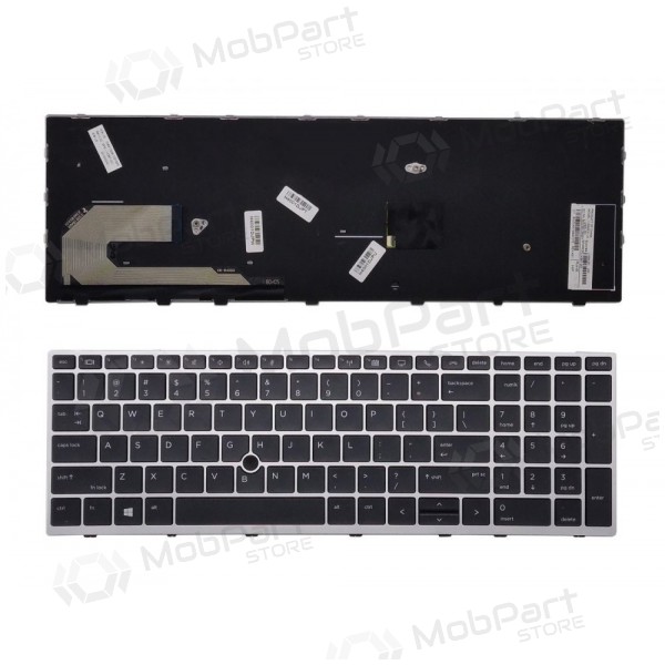 HP Elitebook 850 G5, 755 G5, ZBook 15u G5 keyboard (with lighting) HP Elitebook 850 G5, 755 G5, ZBook 15u G5 keyboard (with lighting)