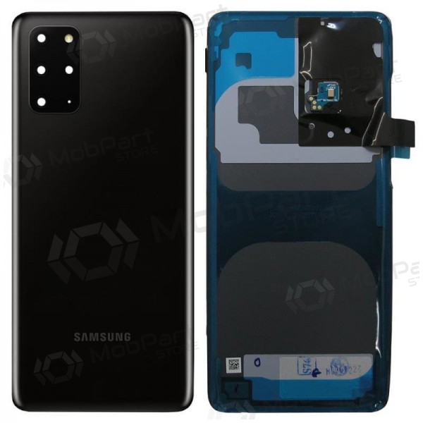 Samsung G985 / G986 Galaxy S20 Plus rear battery cover black - Cosmic Black - service pack - originalus