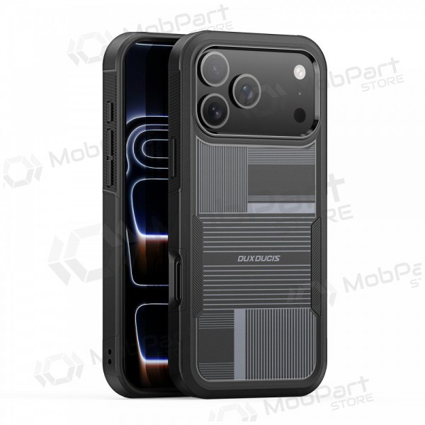 Apple iPhone 17 Pro, 18 Pro case - Dux Ducis Shld black (Umbra Pattern)