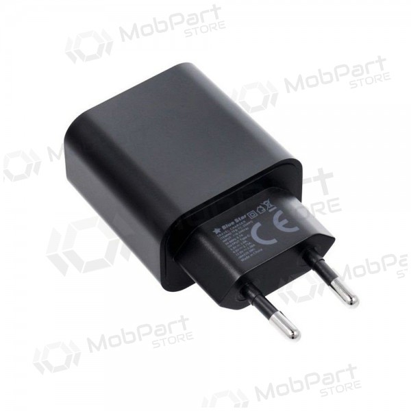 Phone charger Blue Star 20 W USB-C with USB-C cable black