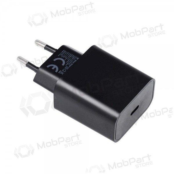 Phone charger Blue Star 20 W USB-C with USB-C cable black
