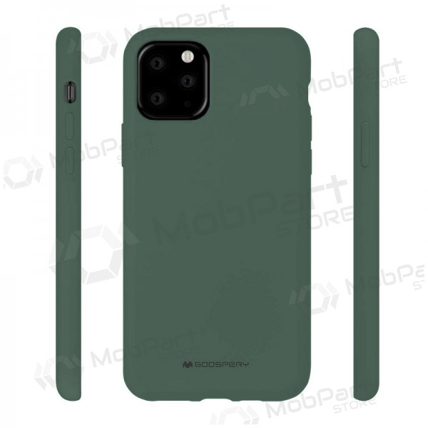 Samsung A225 Galaxy A22 4G case Mercury Goospery "Silicone Case" (tamsiai green) Samsung A225 Galaxy A22 4G case Mercury Goospery "Silicone Case" (tamsiai green)