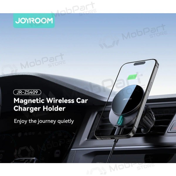 Automobilinis laikiklis-charger Joyroom JR-ZS409 MagSafe 15W black